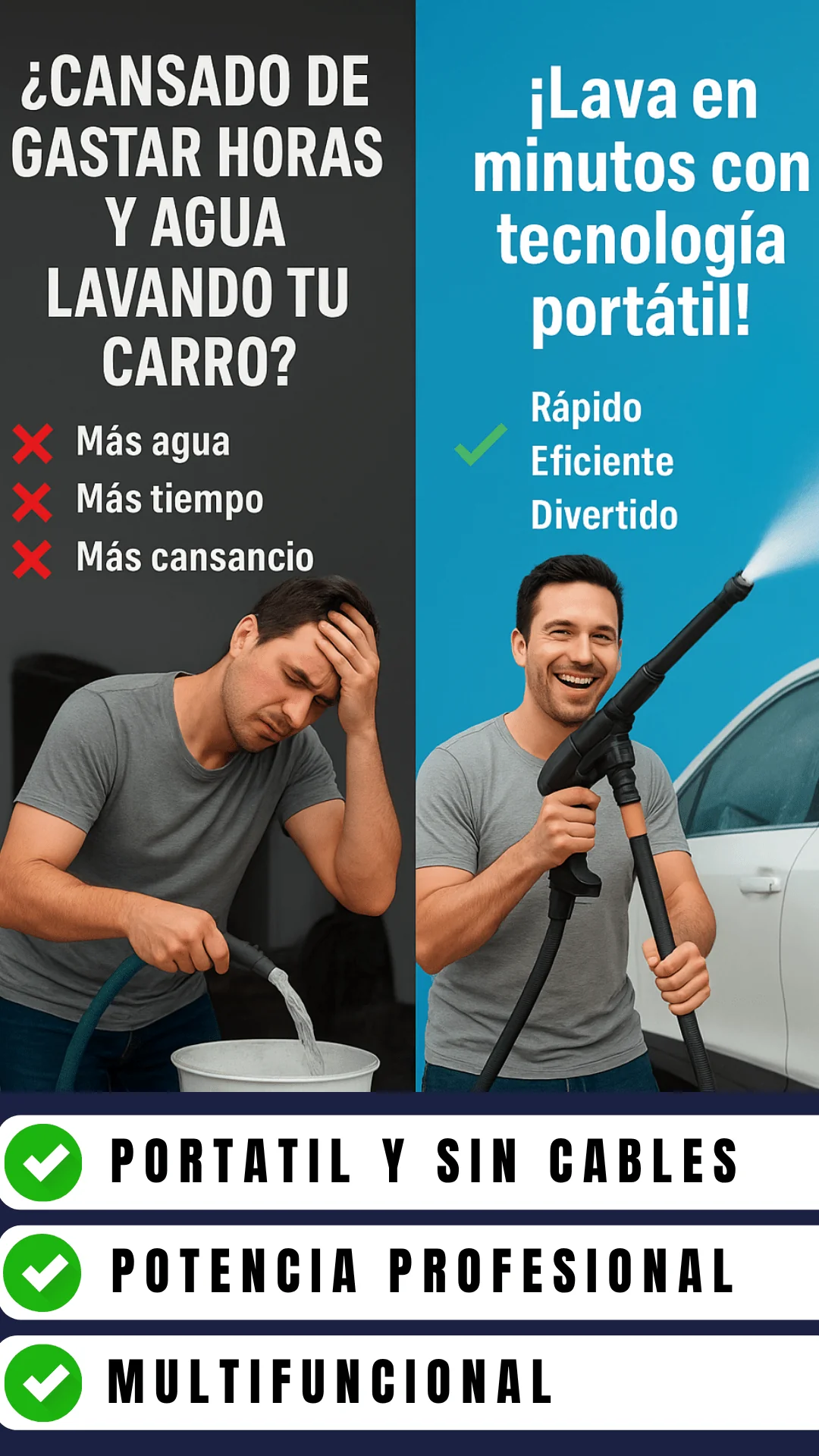 LIQUIDACIÓN: Hidrolavadora + Doble Batería + Maletín