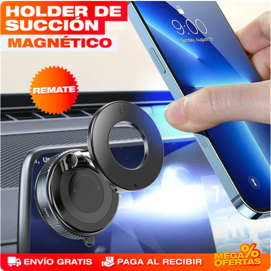 soporte magnético al vacío para teléfono