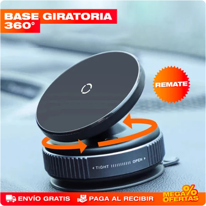 soporte magnético al vacío para teléfono