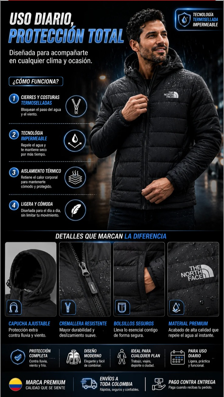 CHAQUETA NORTHFACE PREMIUM TERMOSELLADA