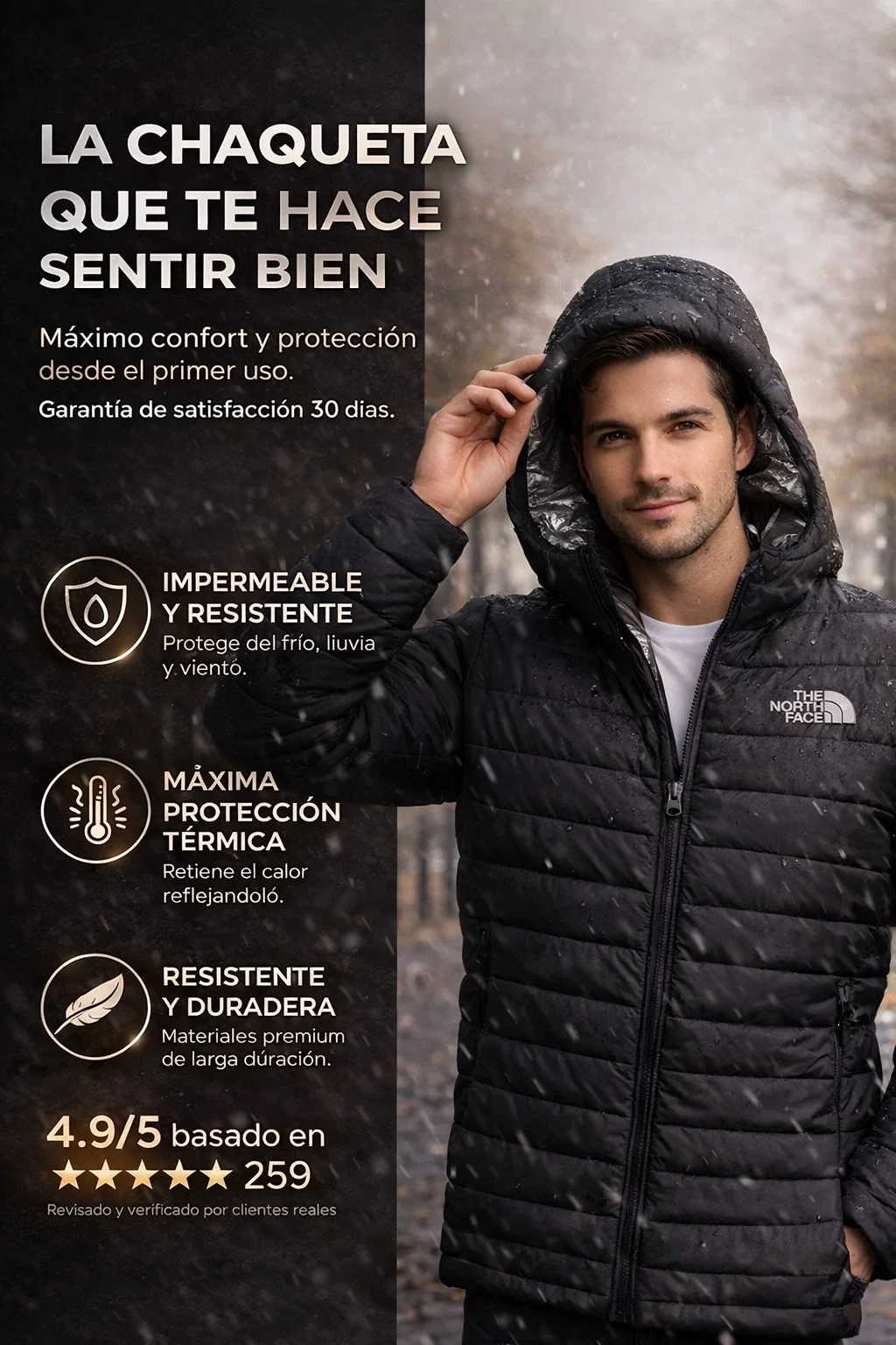 CHAQUETA NORTHFACE PREMIUM TERMOSELLADA
